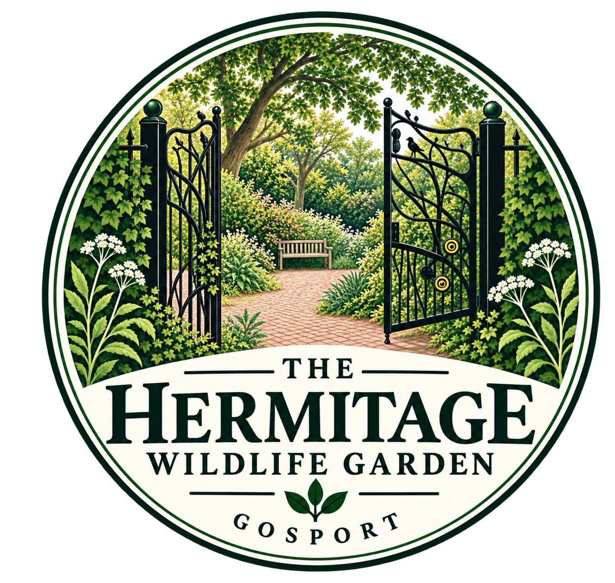 The Hermitage Wildlife Garden logo